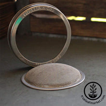 Load image into Gallery viewer, Stainless Steel Wide Mouth Sprouting Jar Lid