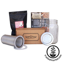 Load image into Gallery viewer, Stainless Steel Cold Brew Coffee and Tea Filter &amp; Lid
